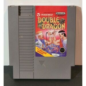 NES "Double Dragon" Nintendo 1988 Video Game Cartridge Tested Works